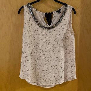 Jeweled tie back top - Ann Taylor